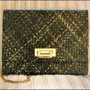 Jan New York Rattan clutch